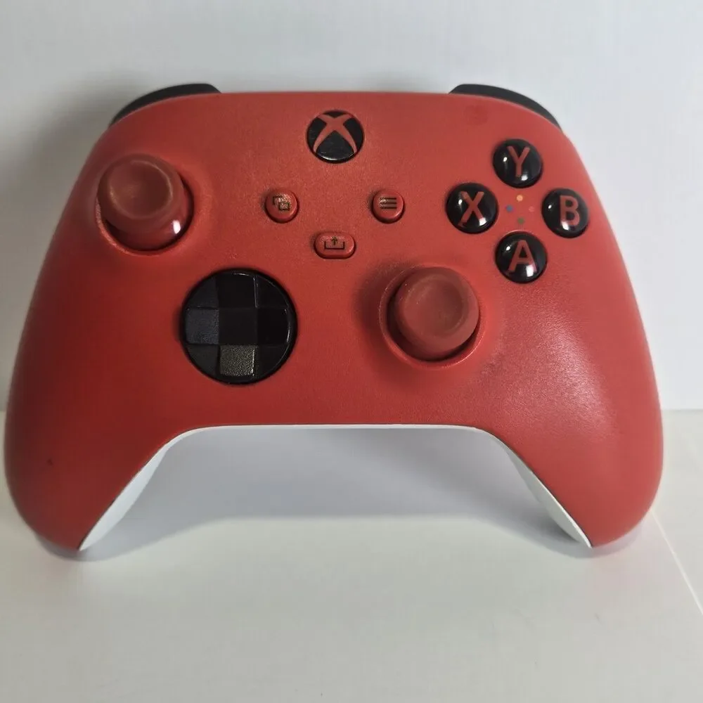 Xbox Series X|S Wireless Controller Model 1914 white & Red Tested *EUC